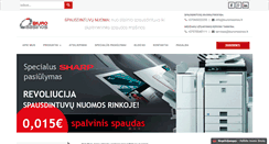 Desktop Screenshot of biuromasinos.lt